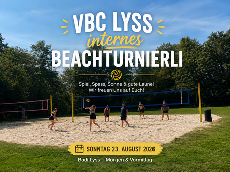 Anmeldeformular internes Beachturnierli 2025